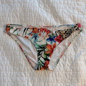Victoria's Secret Floral Bikini Bottoms, Medium.